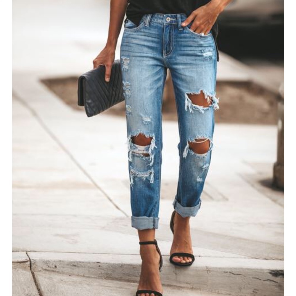 VICI Crawford Boyfriend Jeans, Size 7 / 27